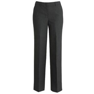 Edwards Ladies Poly Wool Woven Signature Dress Pants - #8733-019 - Charcoal - 8U